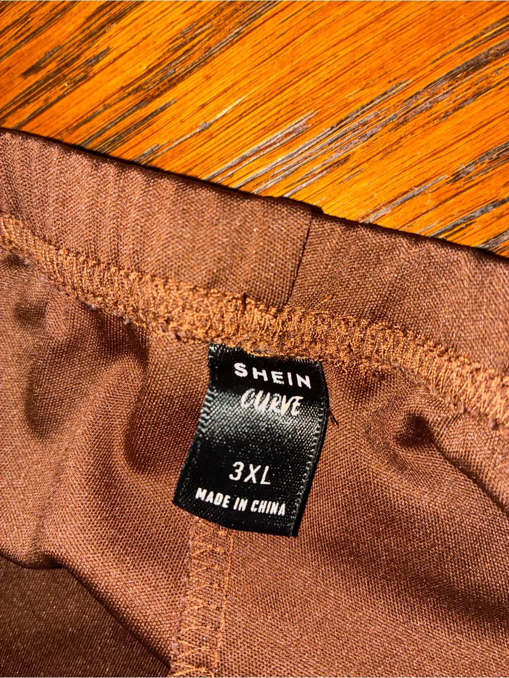 SHEIN Brown Skinny Stirrup Pants - Picture 3 of 3